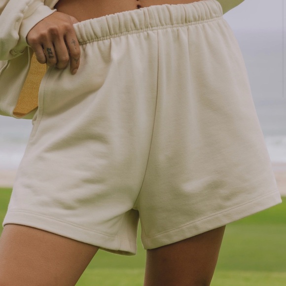 Daily Drills Women's Cream Sweatshirt & Shorts - Picture 3 of 3